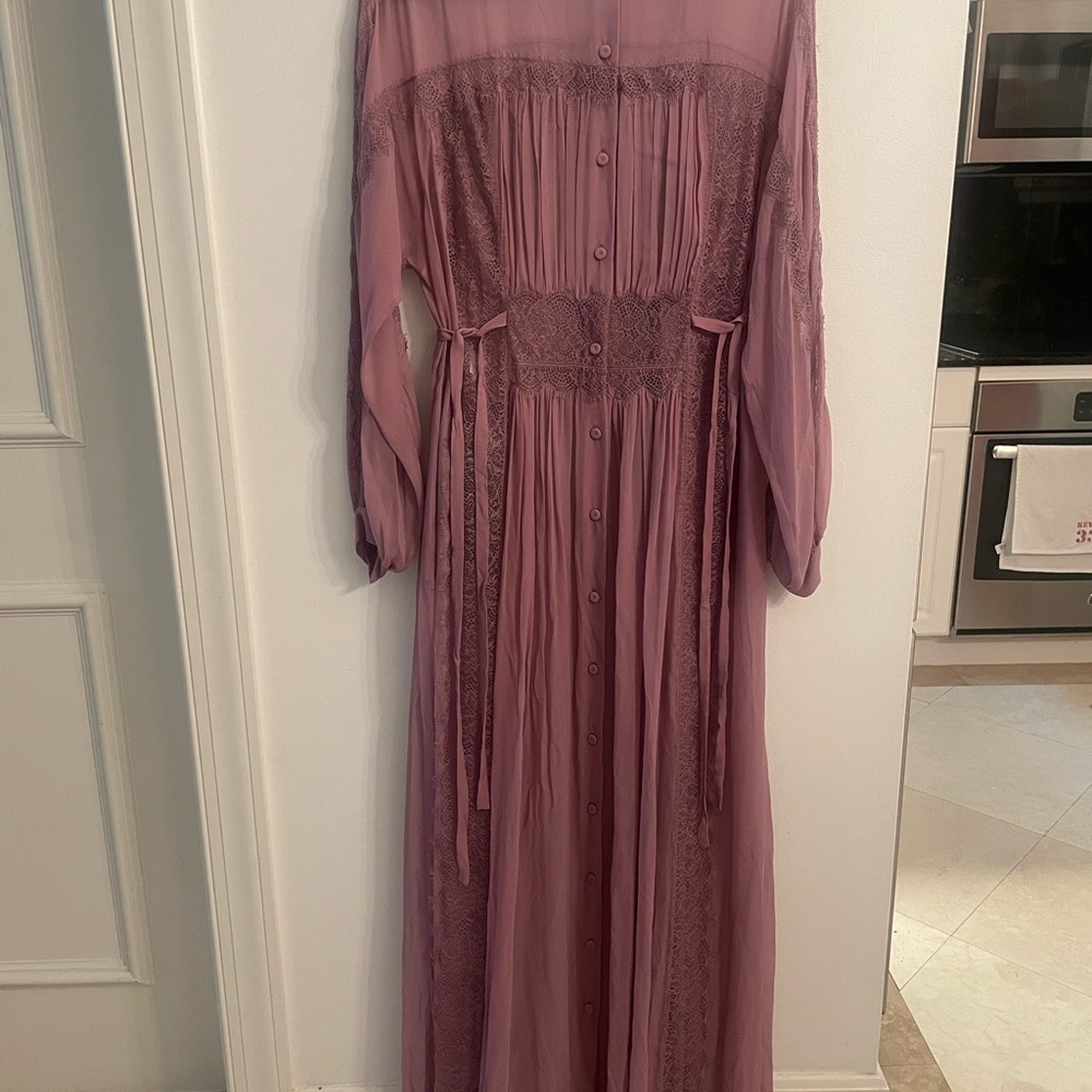 Alberta Ferretti Silk Maxi Dress
